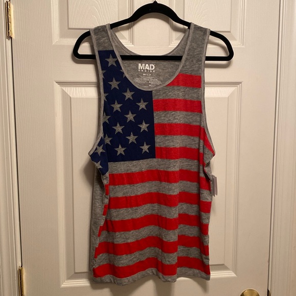 MAD Engine Other - Brand New Mad Engine Flag Tank Top…size S